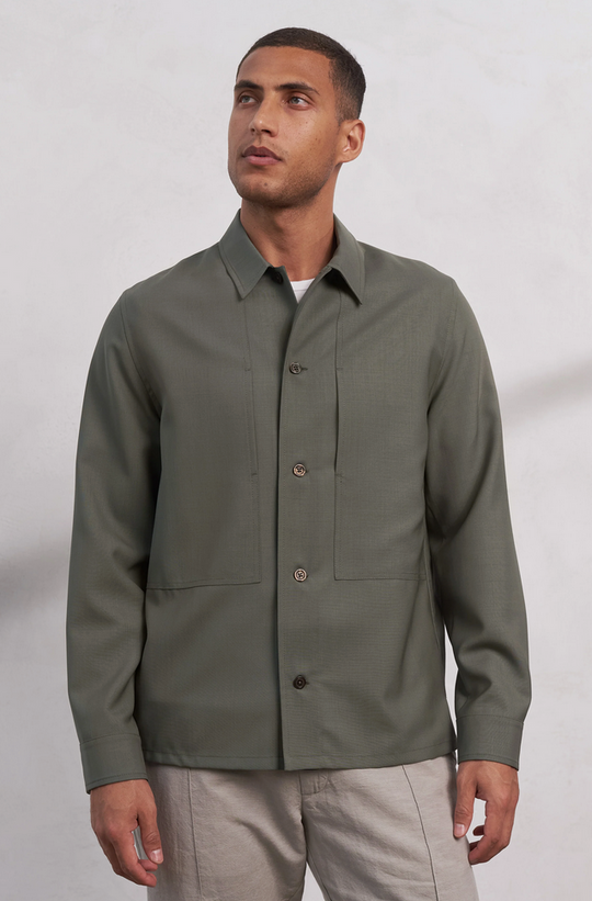 Overshirt aus Cool Wool Owe