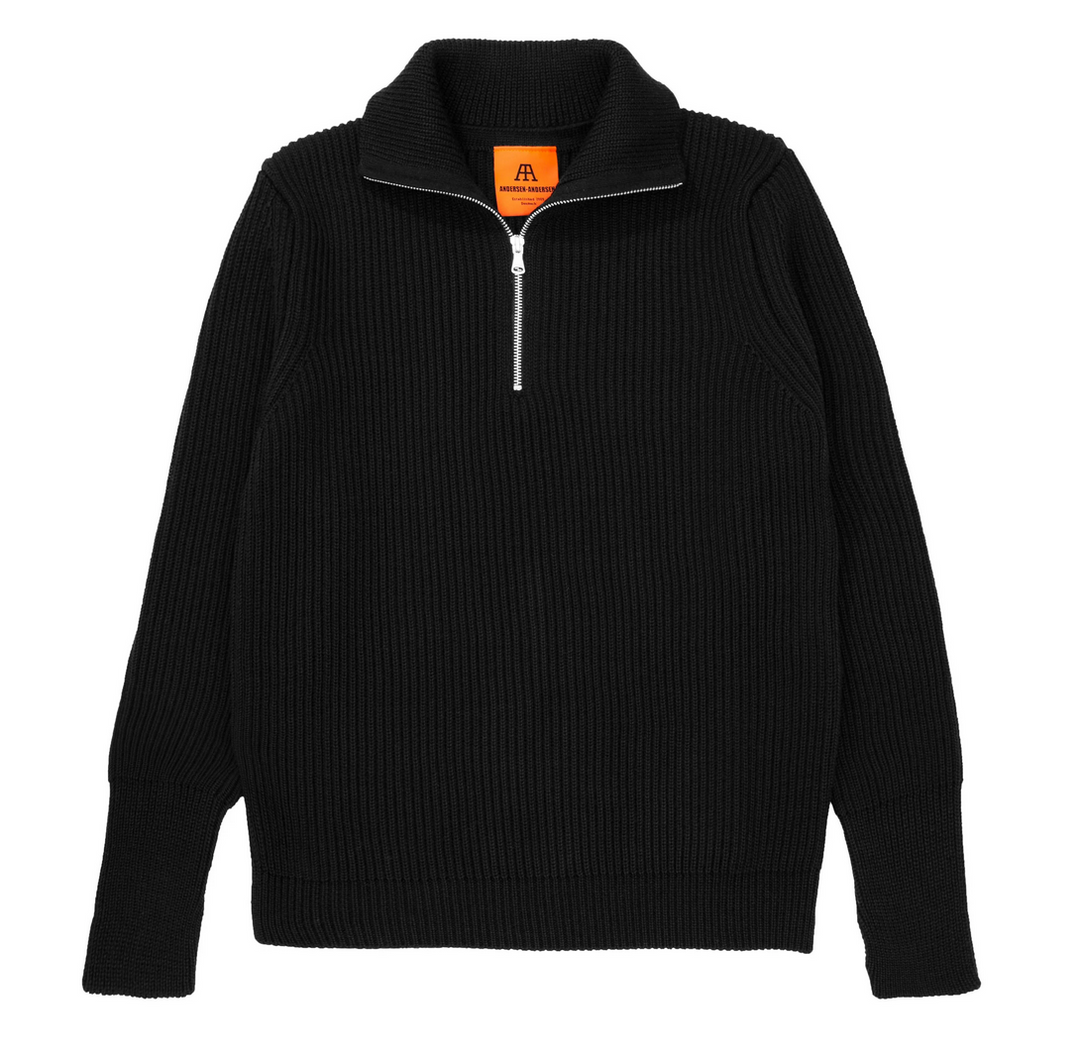 NAVY HALF-ZIP