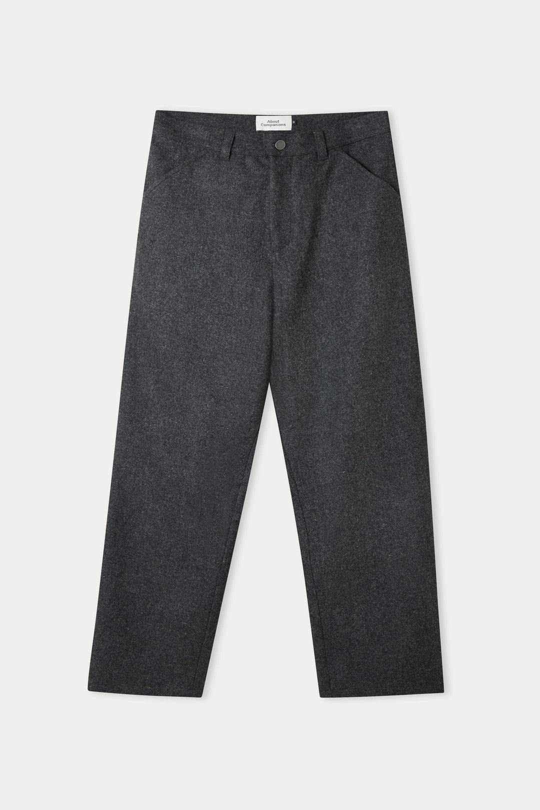Weite Lambswool-Hose Carlo
