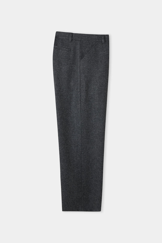 Weite Lambswool-Hose Carlo