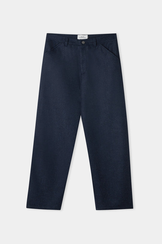 Weite Lambswool-Hose Carlo