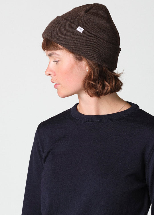 FINE RIB BEANIE