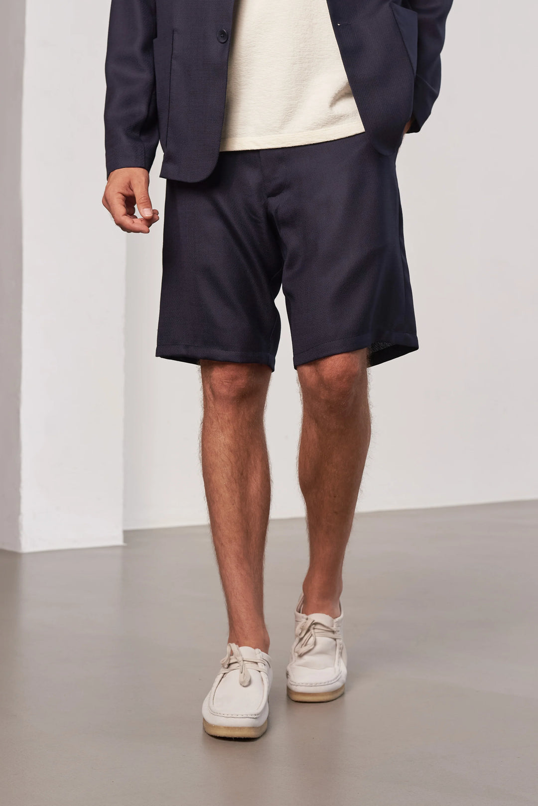 Weite Shorts aus Sommerwolle Jonny