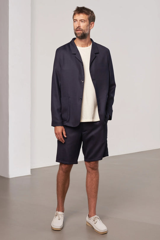 Weite Shorts aus Sommerwolle Jonny