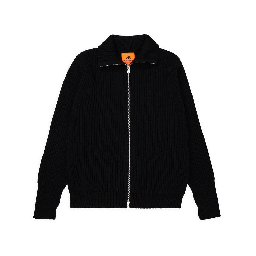 Navy Full-Zip Pockets