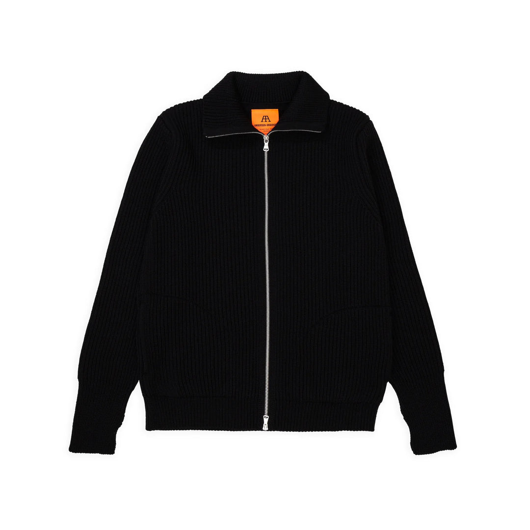 Navy Full-Zip Pockets