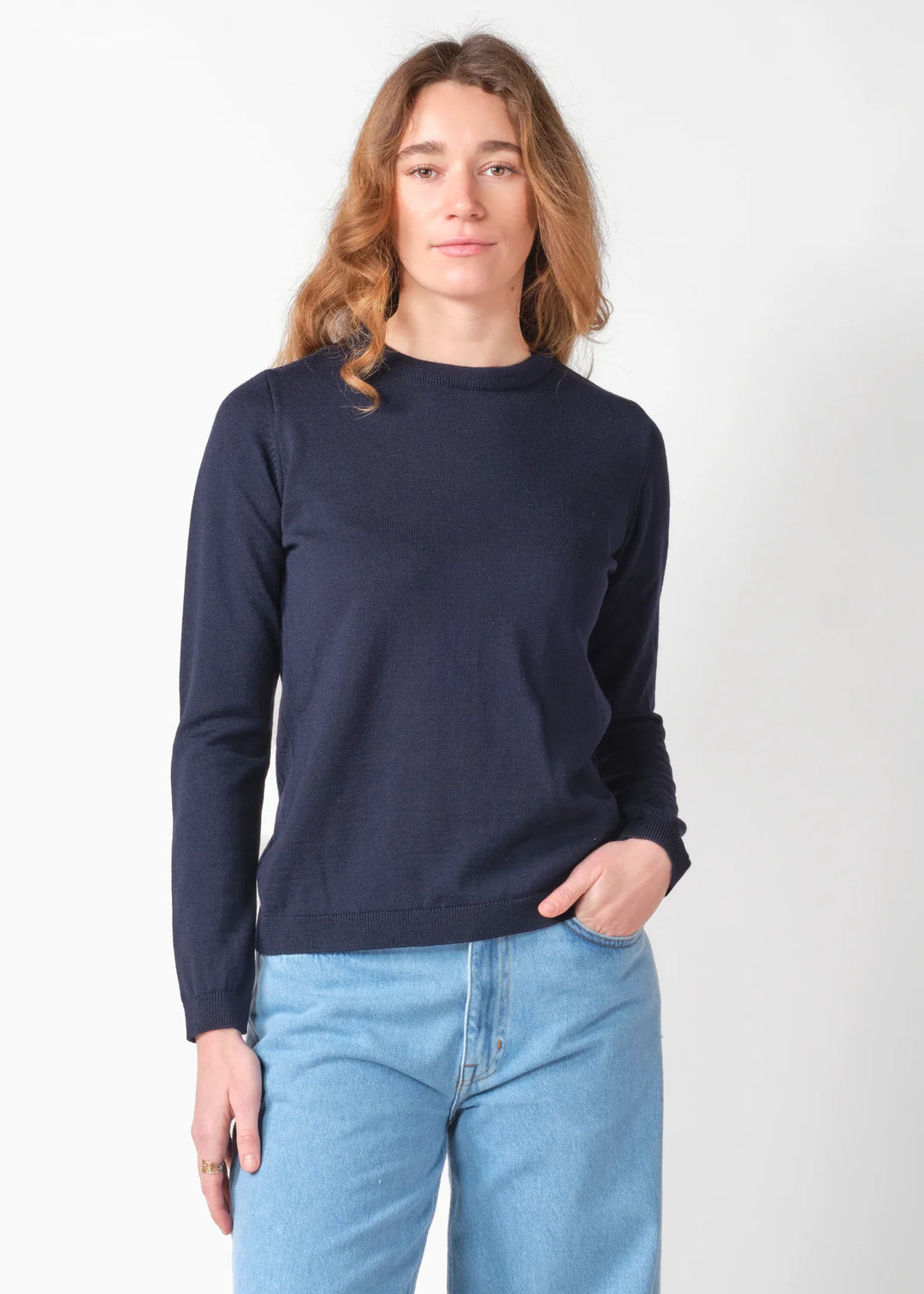 W'S BASIC MERINO KNIT