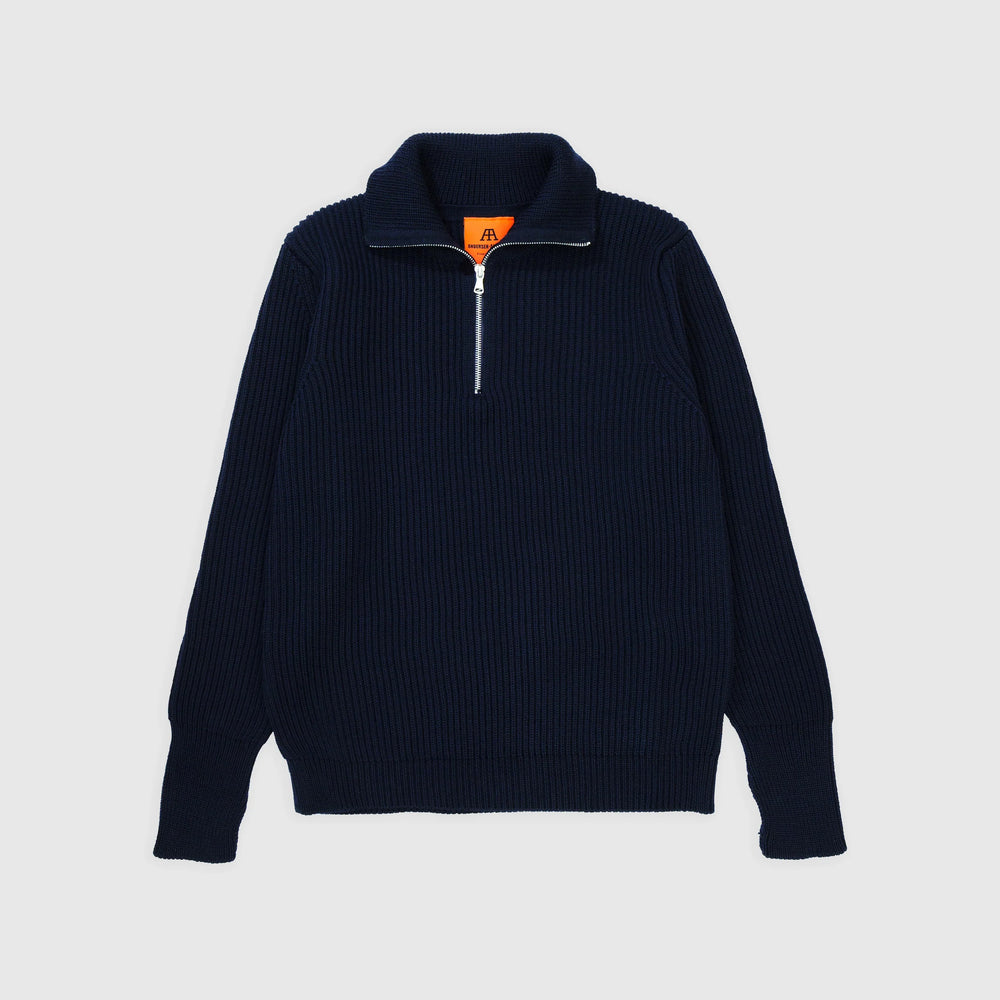 NAVY HALF-ZIP